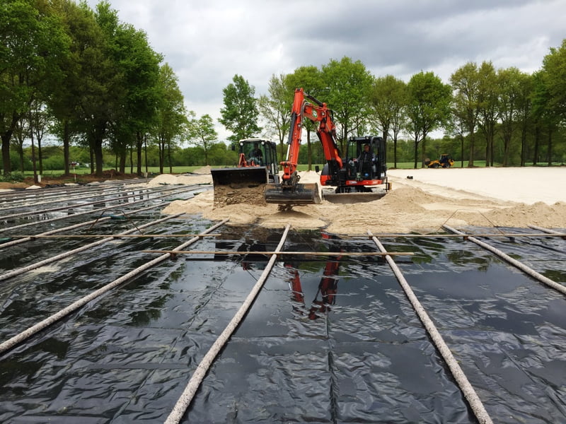 Nieuwe zandpiste voor Ruiterterrein de Megelsprong